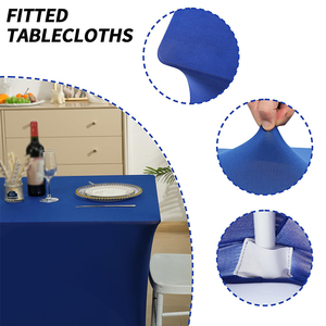 <span class=keywords><strong>Tovaglia</strong></span> Moderna Floreale Rettangolare Quadrata in Spandex Resistente per Cucina, Fiere, Matrimoni, Feste, in Plastica per Hotel e Branding - Product Image 2