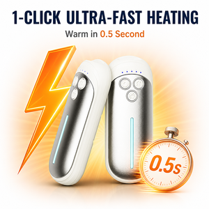 Chauffe-mains rechargeable magnétique portable <span class=keywords><strong>de</strong></span> type C pour femmes et hommes, cadeau d'hiver, Noël - Product Image 3