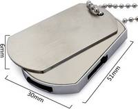 Kalung Liontin 8G Aluminium USB Flash Disk Drive Perhiasan Memori USB Flash
