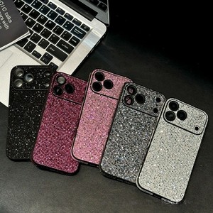 เคสโทรศัพท์มือถือหนังวิบวับหรูหรา ประดับกลิตเตอร์ ป้องกันแรงกระแทก 360 องศา สำหรับ iPhone 13-17 Pro Max ขายส่ง - Product Image 1