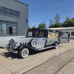 Nuevo Coche Fúnebre Eléctrico Retro de Baja Velocidad, Coche Fúnebre de Lujo Estilo Europeo - Product Image 2