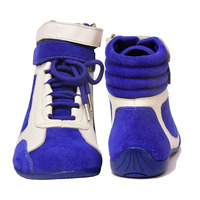 Service OEM, personnalisation, chaussures de course en cuir respirant de haute qualité, bottes de karting professionnelles avec protection ignifuge