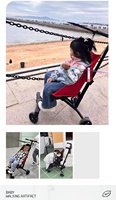 Poussette de voyage légère en avion de haute qualité Pare-soleil personnalisé avec poche de 0 à 5 ans Poussette de haute qualité