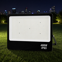 Projecteur LED extérieur en aluminium SMD 400W 36000LM 6000K lumière du jour haute luminosité, étanche IP66, garantie 2 ans, pour aménagement paysager et jardin