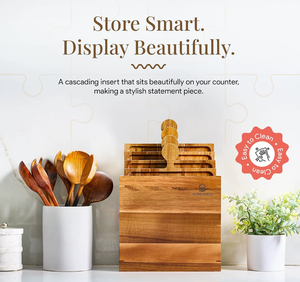 Tabla de servir de madera de acacia entrelazada al por mayor, juego de 4 platos modulares para charcutería para restaurante, hotel, fiesta, apto para alimentos - Product Image 3