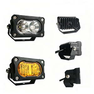 Feux de travail à LED Retrofit 12V pour voiture, moto, VTT, camion, bateau, SUV, éclairage auxiliaire de conduite, éclairage d'inondation 20W 2000LM - Product Image 2