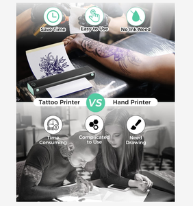 Impresora <span class=keywords><strong>de</strong></span> Plantillas para <span class=keywords><strong>Tatuajes</strong></span> Phomemo M08F, Máquina <span class=keywords><strong>de</strong></span> <span class=keywords><strong>Tatuajes</strong></span> Térmica con 10 Hojas <span class=keywords><strong>de</strong></span> Papel <span class=keywords><strong>de</strong></span> Transferencia para Tatuar - Product Image 4