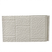 Panneaux sandwich isolants rigides en polyuréthane de 16 mm pour revêtement de façade, murs modulaires, maisons préfabriquées, villas
