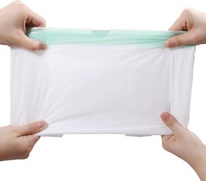 Trash Bag , Unscented Strong Drawstring Garbage Bag Fit 30 Litter Trash Can, for <b>Kitchen</b>, Bathroom, Bedroom, Office - Product Image 5