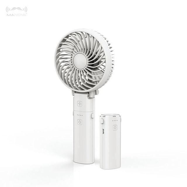 USB Portable Electric Rechargeable Folding Mini Handheld Fan with Power Bank Function