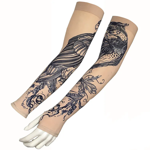 <span class=keywords><strong>Manga</strong></span> de Ciclismo Personalizada para Brazo Completo, Multifuncional, con Diseño de Tatuaje, para Cazadores - Product Image 5