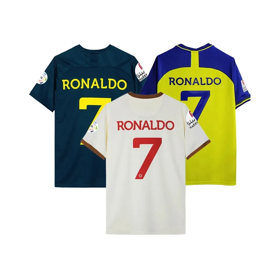 Benutzer definierte Herren S Uniform Günstige Sportswear Fußball Uniform Trikots Ronaldo Fußball 7 Trikot