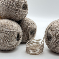 Cheveux angora comme 1/11.2NM * 3 25% ALL 50% AC 25% NY (PA IM RA) confortable bébé laine tricotée bricolage écharpe fil