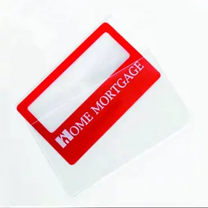 3X özel Logo kredi kartı büyüteç kart adı kart büyüteç gözlük promosyon hediyeler