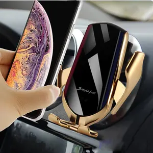 Carregador sem fio automático para celulares, suporte universal de 4 a 6.5 polegadas