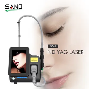 2024 Hot vendendo Q-interruptor Nd Yag Laser tatuagem remoção máquina para rejuvenescimento da pele