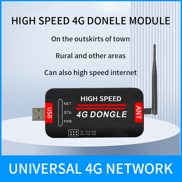 4G LTE USB Modem 4G Linux Dongle Industrial Router With SIM Card