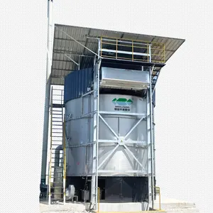 Gärtank für organische Düngemittel Vertikale Fermentation maschine Kompost tank für zylindrische Gülle abfälle