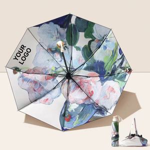 Parapluies pliants promotionnels de haute qualité de marque WSY, fabricant chinois, vente en gros, parapluies de pluie personnalisés à bas prix avec impressions de logo - Product Image 6