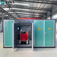 Nouvelle Poste de Transformation Compacte Extérieure Henan pour la Transmission Électrique, Kiosque Électrique Mobile en Acier 100kVA 600kVA 11kV 33kV