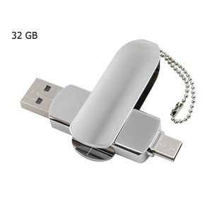 USB eleganza V2.0 chiave OTG-RICHIUDIBILE pennarello Mini Card da 2GB a 1TB capacità metallo e materiale vetro Flash Drive - Product Image 1