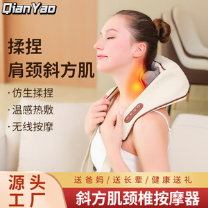 Neck And Shoulder Massager R8 Us Plug Automatic Kneading Heating For Home Use Wenzhou Factory - Product Image 4
