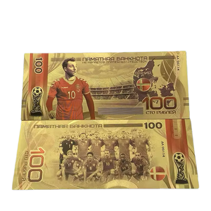 Billetes de Fútbol Mundial 2026, con Relieve a Doble Cara, Color Dorado, Cristian Star, Chapados en Oro de 24k, para Regalos - Product Image 3