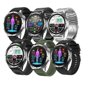 BT SOS gọi khẩn cấp điện thoại nói chuyện ngủ ECG máu theo dõi sức khỏe thể thao AMOLED Màn hình et485 Smartwatch Đồng hồ thông minh et485 - Product Image 2