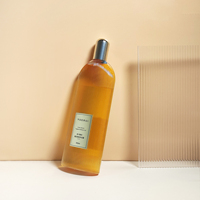 100ml 300ml Design Unique PETG forme à bande plate vide bouteille de Lotion de soins de la peau pour le corps shampoing de luxe emballage en plastique