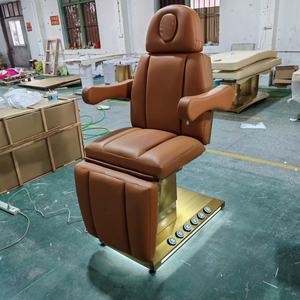 Table de massage moderne en métal de style européen pour salon de beauté, spa médical, hôtel, nouveau design 2025 - Product Image 5