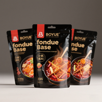 Sachet Doypack haute résistance à la chaleur pour repas prêts à consommer, soupes et sauces, emballage stable pour autoclave
