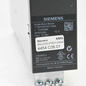 โมดูลขับเคลื่อนมอเตอร์แบบสองแกน 6SL31202TE210AA4 6SL3120-2TE21-0AA4 9A/9A - Product Image 3