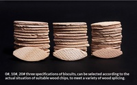 Biscuits de jonction automatiques pour panneaux de bois, pièces de chevilles en bois de hêtre, machine à rainurer pour le bricolage du bois, lot de 100 pièces