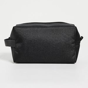 Durable Eco-Friendly Nylon Travel Cosmetic Organizer Black Zipper Waterproof Soft Handle for Pouch for Women Men - Product Image 1