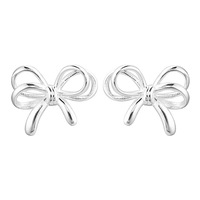Boucles d'oreilles à double ligne en argent sterling 925, minimalistes, douces et délicates