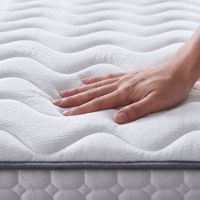 Federkernmatratze mit Gel-Memoryschaum, 3-Zonen für Gästezimmer, Einzelmatratze für Apartments, Memoryschaum-Matratzenauflage Großhandel