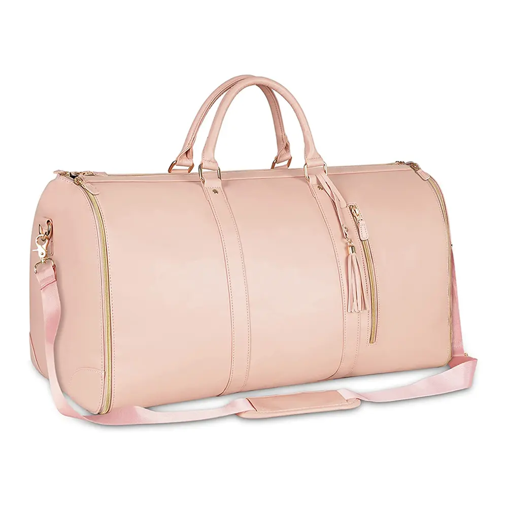 Bagagli all'ingrosso della borsa di viaggio del weekend del borsone da viaggio delle donne rosa degli organizzatori di viaggio della fabbrica