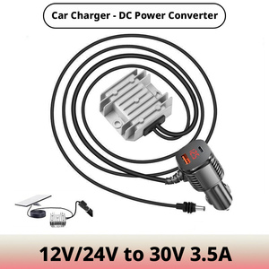 Cavo di Alimentazione per Auto Starlink <span class=keywords><strong>Mini</strong></span> 16AWG, Convertitore di Tensione con Display Digitale da 12V a 30V, Adattatore Step-Up con Presa Accendisigari - Product Image 1