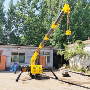 Mini grue mobile sur chenilles à flèche télescopique pour petite grue araignée de 5 tonnes à entraînement hydraulique Euro 5 - Product Image 5