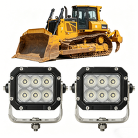 Lampe de travail LED 4800LM 60W pour l'exploitation minière, production sur mesure, robuste et étanche, pour excavatrices, camions et machines