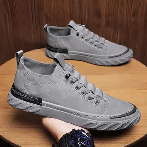 Men's shoes 2022 new trend Korean version casual shoes autumn breathable canvas men's trendy sports shoes