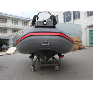 14ft RIB430 Gris Foncé Nervure <span class=keywords><strong>Gonflable</strong></span> <span class=keywords><strong>Bateau</strong></span> Sport Style Fibre De Verre Avec PVC Hypalon 1.2mm D'épaisseur pour Sauvetage Patrouille De Pêche - Product Image 4