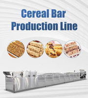 Machine automatique de fabrication de barres céréalières, machine de fabrication de barres protéinées, machine de fabrication de barres de sésame, ligne de production de nougat aux cacahuètes