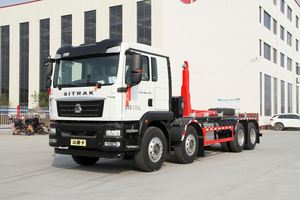 Camion à benne basculante Sinotruk Sitrak 8X4 avec capacité de traction de 30T pour les déchets domestiques, sanitaires et de construction - Product Image 2