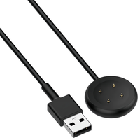 Accessoires pour montre connectée Pixel Watch 2 3, chargeur pour Google Pixel Watch 2 3, câble de charge rapide magnétique USB C noir