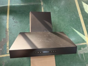 เครื่องดูดควันติดผนังสแตนเลสสีดำขนาด 36 นิ้ว 900CFM พร้อมรีโมทคอนโทรล ไฟ LED 4 ระดับ - Product Image 4