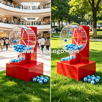 Juego de Bingo Personalizado con Mini Máquina de Lotería de Gravedad, 100 Bolas de Ping Pong, para Eventos y Fiestas