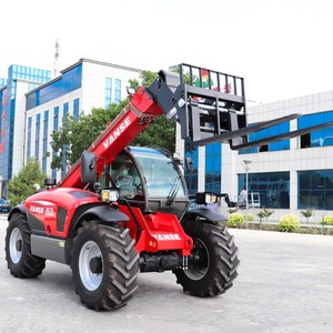 Livraison gratuite 3.5 tonnes 7m chariot élévateur télescopique moteur diesel 4WD chariot télescopique chargeur sur pneus moteur diesel 4WD chariot télescopique à vendre - Product Image 6