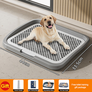 Wholesale Classic Dog Toilet Pillar-Style Anti-Poo Urine Basin Small Dog-Specific Anti-Splash Reusable Plastic Enclosure - Product Image 1