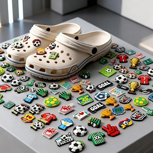 Custom Team Badge World Cup 2026 Sieraden Voetbalschoen Accessoires PVC Trendy Decoratie Schoen <span class=keywords><strong>Charms</strong></span> voor Schoenen - Product Image 1